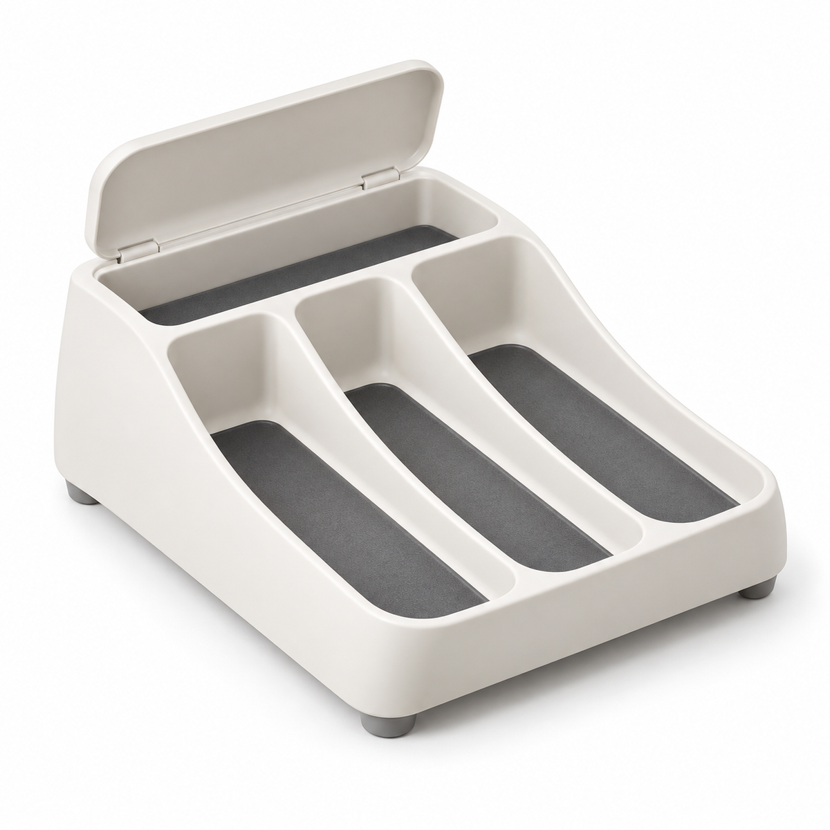 Three-Channel Entryway Valet Tray