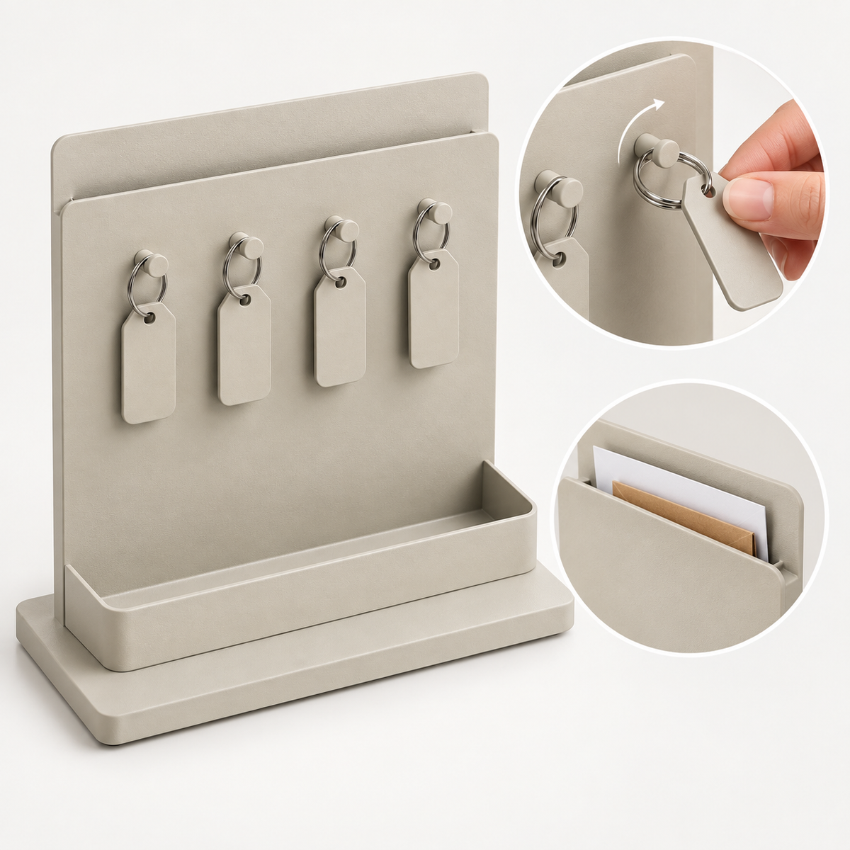 Key and Mail Reset Rail
