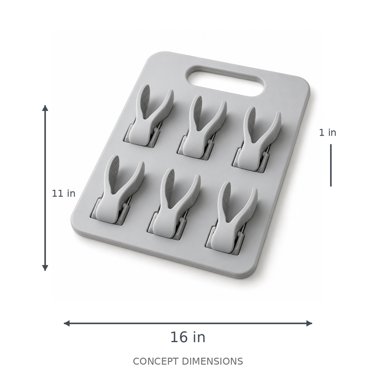 Pair-Press Sock Clip Board